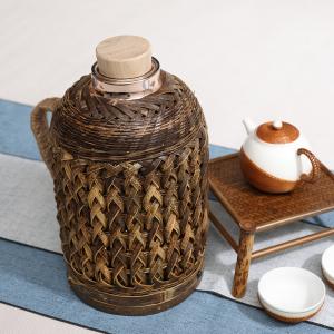 穿花紫竹热水瓶