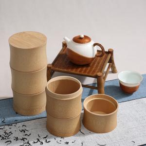 竹节茶叶筒