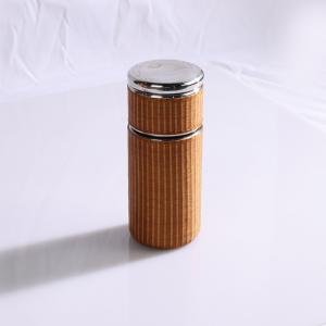 竹丝精编大漆保温分离杯