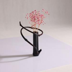 竹制碳化绕枝花器
