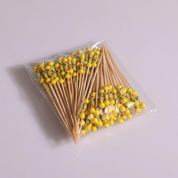 水果签圆珠串（黄色）