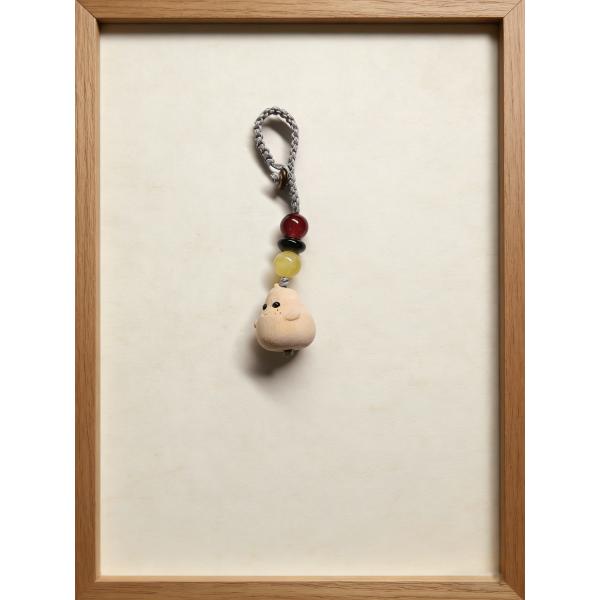 钥匙扣小鸭梨-手把件